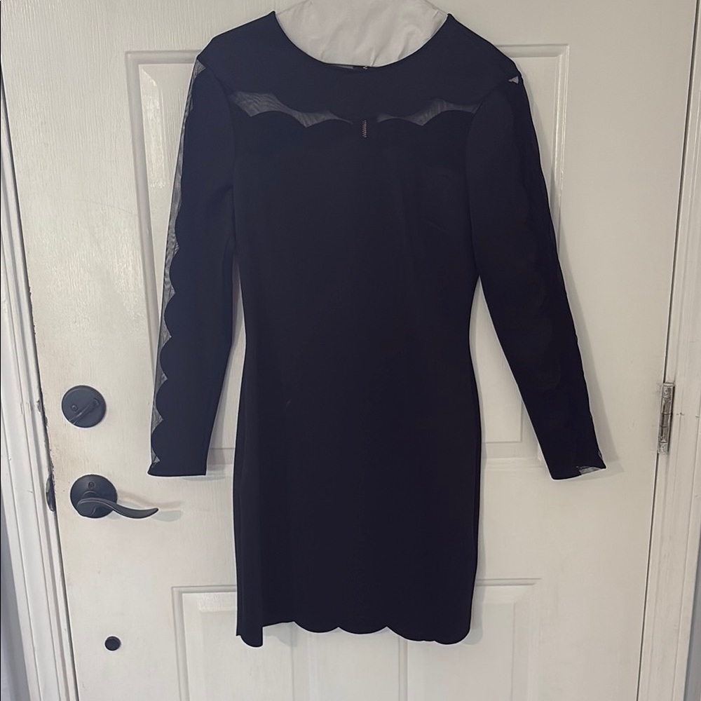 Ted Baker Black Long Sleeve Dress